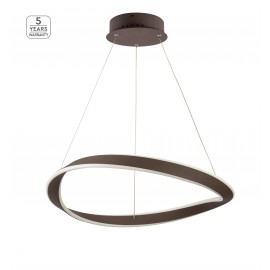 77-8128 SE LED 62 MATEO PENDANT COFFEE BROWN Β5