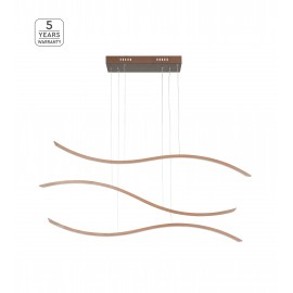 77-8130 SE LED 120 WAVES PENDANT COFFEE BROWN Β5