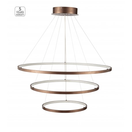77-8131 SE LED 80-60-40 MORELLI PENDANT COFFEE BROWN Β5