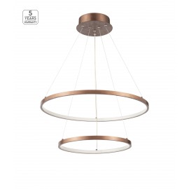 77-8132 SE LED 60-40 MORELLI PENDANT COFFEE BROWN Β5