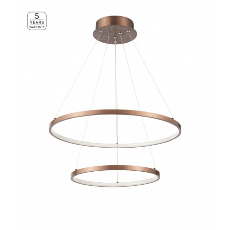 77-8132 SE LED 60-40 MORELLI PENDANT COFFEE BROWN Β5