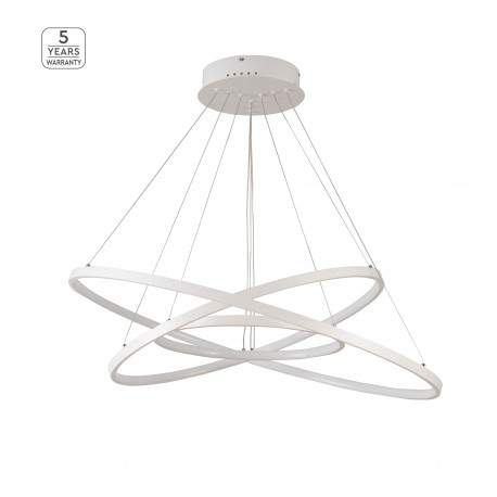 77-8133 SE LED 80-60-40 MORELLI PENDANT WHITE MAT Β5