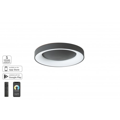 77-8153 SE LED SMART 60 AMAYA CEILING BLACK Δ3