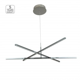 77-8169 SE LED 100 RECTA CEILING CHROME 1Ε3