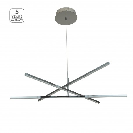 77-8169 SE LED 100 RECTA CEILING CHROME 1Ε3