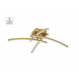 77-8172 SE LED 65-4 XENA CEILING BRUSHED GOLD Ε3