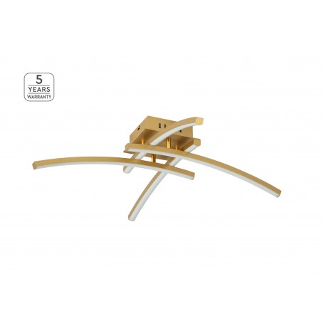 77-8172 SE LED 65-4 XENA CEILING BRUSHED GOLD Ε3