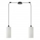 77-9000 SE21-BL-4-BL2-GL3 ADEPT TUBE Pendant White Glass+