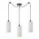 77-9001 SE21-BL-4-BL3-GL3 ADEPT TUBE  Pendant White Glass+