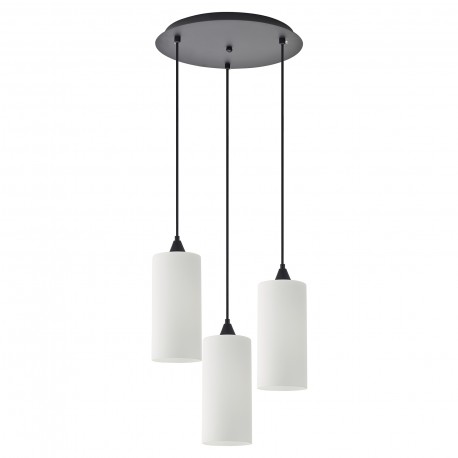 77-9002 SE21-BL-4-3BL-GL3 ADEPT TUBE Pendant White Glass+