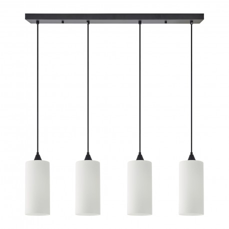 77-9003 SE21-BL-4-4BL-GL3 ADEPT TUBE  Pendant White Glass+