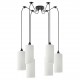 77-9004 SE21-BL-4-BL6-GL3 ADEPT TUBE  Pendant White Glass+