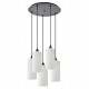 77-9005 SE21-BL-4-5BL-GL3 ADEPT TUBE  Pendant White Glass+