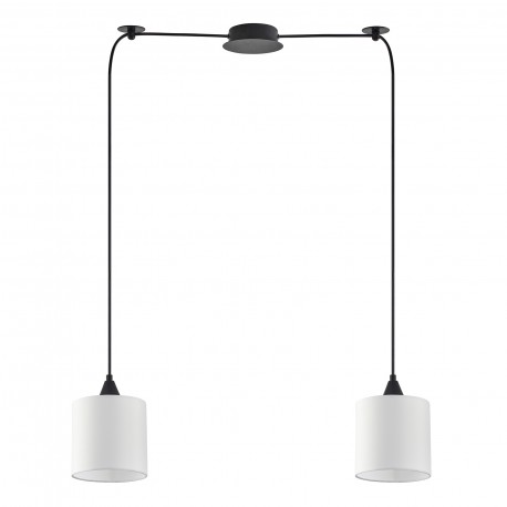 77-9012 SE21-BL-B10-BL2-SH1 ADEPT PENDAT White Shade Pendant+