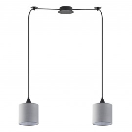 77-9013 SE21-BL-B10-BL2-SH2 ADEPT PENDANT Grey Shade Pendant +