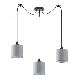 77-9016 SE21-BL-B10-BL3-SH2 ADEPT PENDANT Grey Shade Pendanr+