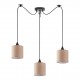 77-9017 SE21-BL-B10-BL3-SH3 ADEPT PENDANT Brown Shaade Pendant+