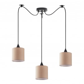 77-9017 SE21-BL-B10-BL3-SH3 ADEPT PENDANT Brown Shaade Pendant+