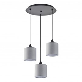 77-9019 SE21-BL-B10-BL3-SH2 ADEPT PENDANT Grey Shade Pendant+