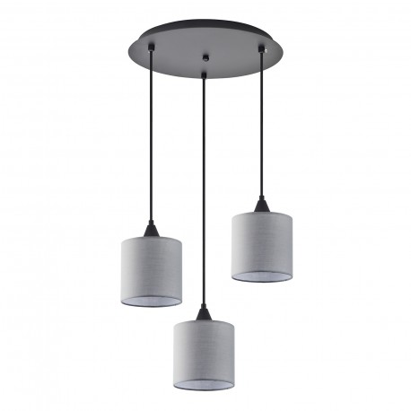77-9019 SE21-BL-B10-BL3-SH2 ADEPT PENDANT Grey Shade Pendant+