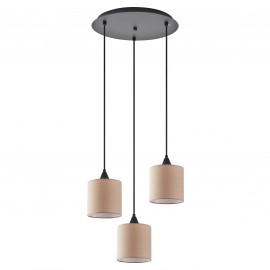 77-9020 SE21-BL-B10-BL3-SH3 ADEPT PENDANT Brown Shade Pendant+