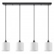 77-9021 SE21-BL-B10-4BL-SH1 ADEPT PENDANT White Shade Pendant+