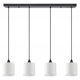 77-9021 SE21-BL-B10-4BL-SH1 ADEPT PENDANT White Shade Pendant+