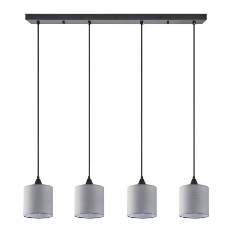 77-9022 SE21-BL-B10-4BL-SH2 ADEPT PENDAT Grey Shade Pendant+