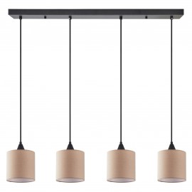 77-9023 SE21-BL-B10-4BL-SH3 ADEPT PENDANT Brown Shade Pendant+