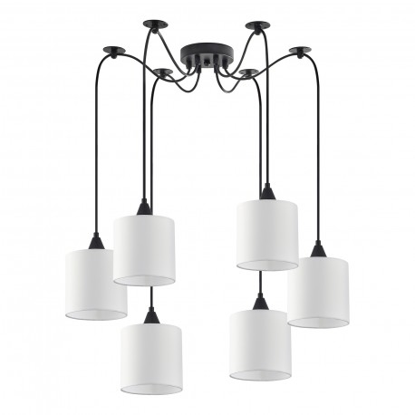 77-9024 SE21-BL-B10-BL6-SH1 ADEPT PENDANT White Shade Pendant +