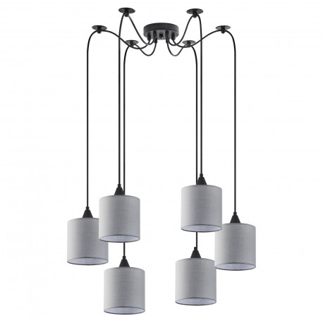 77-9025 SE21-BL-B10-BL6-SH2 ADEPT PENDANT Grey Shade Pendant +