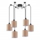 77-9026 SE21-BL-B10-BL6-SH3 ADEPT PENDANT Brown Shade Pendant+