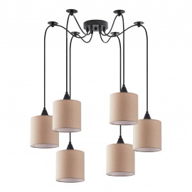 77-9026 SE21-BL-B10-BL6-SH3 ADEPT PENDANT Brown Shade Pendant+