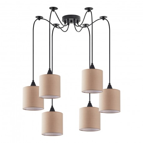 77-9026 SE21-BL-B10-BL6-SH3 ADEPT PENDANT Brown Shade Pendant+