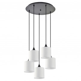 77-9027 SE21-BL-B10-BL5-SH1 ADEPT PENDANT White Shade Pendant+