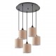 77-9029 SE21-BL-B10-BL5-SH3 ADEPT PENDANT Brown Shade Pendant+