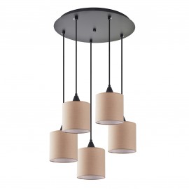 77-9029 SE21-BL-B10-BL5-SH3 ADEPT PENDANT Brown Shade Pendant+