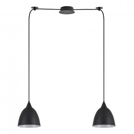 77-9044 SE21-BL-B10-BL2-MS2 ADEPT PENDAT Black Metal Shade +