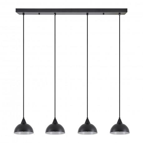 77-9056 SE21-BL-B10-4BL-MS3 ADEPT PENDANT Black Metal Shade +