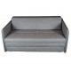 VMW3TRII VM-W3 Τριθέσιος καναπές με αναδιπλωμένο κρεβάτι texas 92 γκρι