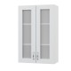 GR-101-00190 Modest Πάνω Ντουλάπ-Βιτρίναι Λευκό 60x30x92εκ