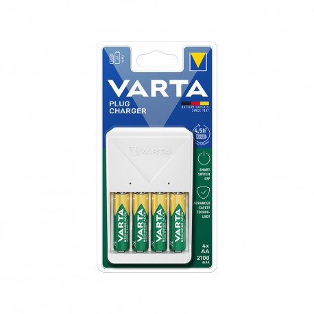 128613 VARTA Plug Charger + 4X56706