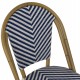 ΚΑΡΕΚΛΑ BAMBOO LOOK ΜΠΛΕ-ΛΕΥΚΟ HM5860.01 46x56x88 εκ.