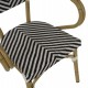 ΠΟΛΥΘΡΟΝΑ BAMBOO LOOK HM5861.01 ΜΑΥΡΟ-ΛΕΥΚΟ 59x56x82 εκ.