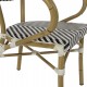 ΠΟΛΥΘΡΟΝΑ BAMBOO LOOK HM5861.01 ΜΑΥΡΟ-ΛΕΥΚΟ 59x56x82 εκ.