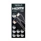 Tesla TC-A-2.0Z2.0 Cable HDMI male - HDMI male 2m Μαύρο