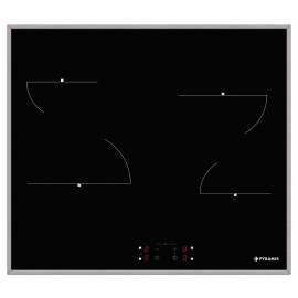 Pyramis PHC61410IFB Κεραμική Εστία Αυτόνομη Inox με Λειτουργία Κλειδώματος 58x51εκ.(174020040) ΕΛΛΗΝΙΚΗΣ ΚΑΤΑΣΚΕΥΗΣ