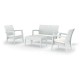 53-0300 MIAMI ΣΕΤ WHITE 2ΠΟ+1ΚΑ+ΤΡΑΠ.92Χ53εκ.+ΜΑΞ ΠΟΛ/ΝΙΟΥ