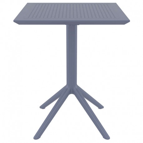 20-0282 SKY DARK GREY 60Χ60X74εκ. ΤΡΑΠΕΖΙ ΠΤΥΣ/ΝΟ ΠΟΛ/ΝΙΟΥ