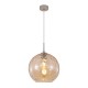 4039-A-Amber InLight Κρεμαστό φωτιστικό από μελί γυαλί 1XE27 D:30cm (4039-A-Amber)